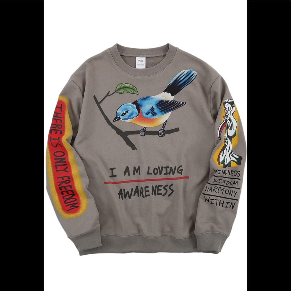 “I am loving awareness “ sweatshirt size medium